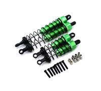 LSNUIND Ammortizzatori RC per WLtoys 12423 12427 12428 12429 FY-03 Ammortizzatori Anteriori Posteriori Metallo Accessori L'aggiornamento Dell'auto Telecomandata(Green)