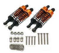 LSNUIND Ammortizzatori RC per WPL per Henglong C14 C24 4x4 Pick-up 1/16 4 Pezzi/Set Ammortizzatore Parti Aggiornamento del Cingolato(Orange)