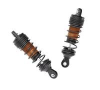 LSNUIND Ammortizzatori RC per ZD for Racing BX-12 1/12 68 78mm 2 Pezzi Ammortizzatore Alluminio 62 72mm Spaziatura Fori Smorzamento Ricambi Auto Modello Fuoristrada RC(Front)