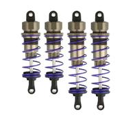 LSNUIND Ammortizzatori RC per ZD per Racing per HSP per Redcat Hongnor LRP per HPI per Hobao 1/10 Ammortizzatore Anteriore 92 Mm E Posteriore 105 Mm Sospensione RC Veicolo Fuoristrada(Titanium,Set)