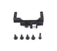 LSNUIND Parti per MJX per Hyper Go H12Y + 1/12 Supporto per Servo Assale Anteriore in Metallo RC Crawler Car Parti Aggiornamento Accessori Riparazione Sostituzione(Black)