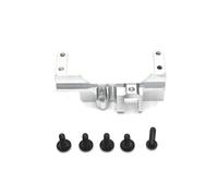 LSNUIND Parti per MJX per Hyper Go H12Y + 1/12 Supporto per Servo Assale Anteriore in Metallo RC Crawler Car Parti Aggiornamento Accessori Riparazione Sostituzione(Silver)