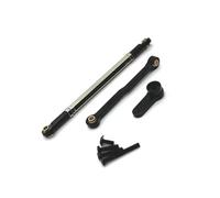 LSNUIND Parti per MN per MN168 99S per MN82 per MN78 D90 D91 D96 per MN99S Modello 1/12 Braccio Servo Sterzo in Metallo Ricambi per Auto RC(Black)