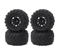LSNUIND Parti per SCY 16101 16102 16103 PRO per MJX per Hyper Go 16207 16210 1/16 4 Pezzi 85mm 12mm Esagonali Pneumatici in Gomma Ruote RC Monster Truck Aggiornamento