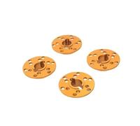 LSNUIND Parti per Songguolin SG-2801 per Mini Alloy Edition per Defender D90 RC Parti Aggiornamento in Metallo Adattatore Esagonale 7 Mm Parte Modifica(Yellow)