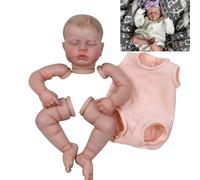 LSOAARRT 19 "da Collezione Rinasce Giocattolo Accessori per Bambini Realistico-bambole Kit Realistico con Panno Corpo Bambino Regalo Rinasce Silicone Panno Corpo Kit