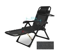 Lsoiup Sedia a sdraio pieghevole reclinabile Zero Gravity con seduta super larga da 67 cm, ideale per spiaggia, patio, giardino, campeggio, 3 opzioni di colore del tessuto.