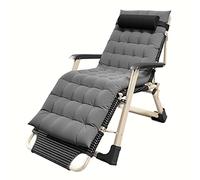 Lsoiup Sedia a sdraio Zero Gravity Heavy Duty per giardino e spiaggia, reclinabile leggera per persone pesanti, capacità massima di 300 kg.