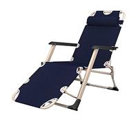 Lsoiup Sedia extra larga con reclinabili imbottite, poggiatesta regolabile, sedia oversize, per esterni, cortile, piscina, patio, relax, marrone