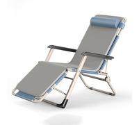 Lsoiup Sedia pieghevole Zero Gravity con cuscini, sedie reclinabili da giardino per esterni, struttura in tubo di ferrolega pieghevole, per soggiorno, spiaggia, patio