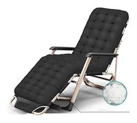 Lsoiup Sedie pieghevoli relax multiposizione con cuscini, sedie a sdraio da giardino, comode per esterni e patio.