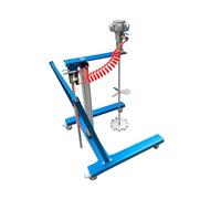 LSOPCYE Miscelatore di Vernice con Agitatore Pneumatico for Secchio, Carrello Supporto, Sollevamento Automatico dell'Aria da 50 Galloni, Altezza 35,4 Pollici
