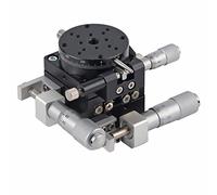 LSP40 - LM Manual Linear Stage | XYR 3 - Axes Trimming Platform for Exact Positioning/Optical Measurement/Testing Equipment | 40mm Table, 0.01mm Accuracy, 3kg Load