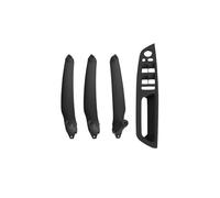Lspbfkq Auto Porta Maniglia Per BMW E70 E71 E72 X5 X6 LHD RHD 4 Pezzi Car Interior Door Handle Pannello Interno Pull Trim Cover Set Bracciolo Di Ricambio(A RHD Black)