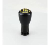 Lspbfkq Pomello Cambio Universale Corsa 95 Mm 5 Velocità Auto Manuale Leva Automatica Lega Pomello Leva Cambio(Nero)