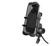 Lspbfkq Supporto Per Telefono Moto Supporto Telefono Con Ricarica Wireless Moto Supporto Caricabatterie Rapido 3.0 Supporto GPS Cellulare Supporto Manubrio Telefono(Charging - mirror)