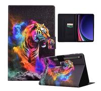 LSPCASA Cover Samsung Galaxy Tab S9 Per Samsung Galaxy Tab S9 11 Pollici Stand Folio Cover Samsung S9 Guscio Protettivo Custodia Galaxy Tab S9 Colore Tigre