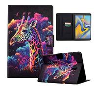 LSPCASA Cover Samsung Tab A 10.5 Per Samsung Galaxy Tab A 10.5 SM-T590/T595 Stand Folio Cover Samsung A 10.5 Guscio Protettivo Cover Samsung Galaxy A 10.5 Giraffa