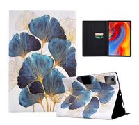 LSPCASA Custodia per Lenovo Idea Tab 11 pollici 2025 PU Pelle con Scomparto per Carte Compatibile per Lenovo Idea Tab 11 (TB-336ZU TB-336FU) Custodia Flip con Funzione Supporto - Foglia d'Oro