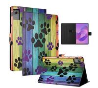 LSPCASA Custodia per Lenovo Idea Tab Plus 12,1 pollici 2025 TB361ZU TB361FU Custodia Lenovo Idea Tab Plus 12,1" in pelle PU Flip per scomparti per carte di credito con supporto per tablet Case Gatto