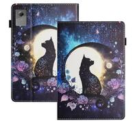 LSPCASA Custodia per Lenovo Idea Tab Plus 12,1 pollici 2025 TB361ZU TB361FU Custodia Lenovo Idea Tab Plus 12,1" in pelle PU Flip per scomparti per carte di credito con supporto per carte di credito