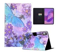 LSPCASA Custodia per Lenovo Idea Tab Pro 12,7 pollici 2025 TB-373FU TB-375FC Premium PU Pelle Flip Case con scomparti per carte di credito e funzione leggio Tablet Custodia per Lenovo Idea Tab Pro