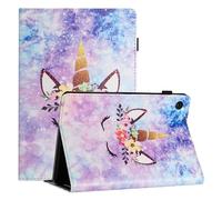 LSPCASA Custodia per Lenovo Tab One 8.7 Pollici 2025 TB305FU Folio Flip Custodia in PU Pelle con Funzione Supporto Porta Penna Wallet Tablet Cover Case per Lenovo Tab One Unicorno