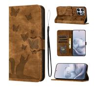 LSPCASA Custodia per Motorola Edge 70 Fusion 6.78", in pelle PU, con scomparti per carte di credito, pieghevole, funzione leggio per Motorola Edge 70 Fusion 6.78", marrone