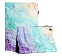 LSPCASA Custodia Per Samsung Galaxy Tab A11 8.7 Pollici 2025 X130 X135/Galaxy Tab A9 8.7 2023 X110 X115 PU Flip Tablet Cover con Supporto Porta Slot per Scheda Custodia Cover Dipinto a olio