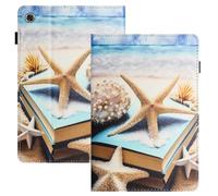 LSPCASA Custodia Per Samsung Galaxy Tab A11 8.7 Pollici 2025 X130 X135/Galaxy Tab A9 8.7 2023 X110 X115 PU Flip Tablet Cover con Supporto Porta Slot per Scheda Custodia Cover Estrella de mar