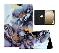 LSPCASA Custodia per Samsung Galaxy Tab A11+/A11 Plus 11 Pollici 2025 SM-X230 SM-X235 SM-X236B Folio Flip Cover in PU Pelle con Funzione di Sostegno, Scomparti per Carte, Custodia per Tablet con