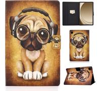 LSPCASA Custodia per Samsung Galaxy Tab A11 Plus 11 Pollici 2025/Tab A9 Plus 2023 Custodia Tablet SM-X230/X235/X236B PU Protezione Pelle con Slot per Carte e Supporto Flip Custodia Shar Pei