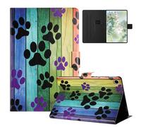 LSPCASA - Custodia per Samsung Galaxy Tab A11 Plus 11 Pollici 2025/Tab A9 Plus 2023, SM-X230/X235/X236B, in Pelle PU con Scomparto per Carte e Supporto Flip con Funzione di Supporto Gatto