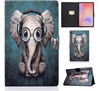 LSPCASA Custodia per Samsung Galaxy Tab S10 Lite 10.9 pollici 2025 Custodia SM-X400 SM-X406B PU Pelle Flip Flip per Samsung Galaxy Tab S10 Lite con supporto e scomparti per carte di credito