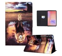 LSPCASA Custodia per Samsung Galaxy Tab S10 Lite 10.9 pollici 2025 Custodia SM-X400 SM-X406B PU Pelle Flip Flip per Samsung Galaxy Tab S10 Lite con supporto e scomparti per carte di credito