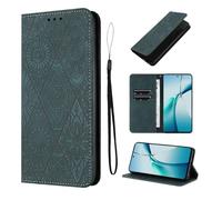 LSPCASA Custodia per telefono per OnePlus Nord CE4 Lite 5G 6.6 pollici in pelle artificiale OnePlus Nord CE 4 Lite 5G Cassa Del Telefono Con Slot Per Schede Fiori Modello Cavalletto Cover Verde