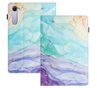 LSPCASA Custodia per Xiaomi Redmi K Pad 8.8 pollici 2025 in pelle PU con portapenne, compatibile con Redmi K Pad Tablette Case Flip Cover con scomparti per carte di credito e funzione leggio, pittura