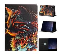LSPCASA Custodia per Xiaomi Redmi Pad 2 11 Pollici 2025 Folio Flip PU Pelle Custodia con Funzione Stand Slot Carte Wallet Tablet Cover per Xiaomi Redmi Pad 2 Gatto d'Oro