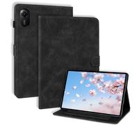 LSPCASA Custodia per Xiaomi Redmi Pad 2 11 Pollici 2025 Folio Flip PU Pelle Custodia Protettiva con Funzione Stand Portapenne Porta Carte Wallet Tablet Cover per Xiaomi Redmi Pad 2 Fiori di Prugna