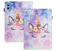 LSPCASA Custodia per Xiaomi Redmi Pad 2 Pro 2025 12.1 Pollici Custodia Xiaomi Redmi Pad 2 Pro 12.1" PU Pelle Flip Case Custodia Flip Case con Stand Slot Carte Wallet Tablet Cover Unicorno