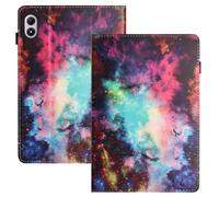 LSPCASA Custodia per Xiaomi Redmi Pad 2 Pro 2025 12.1 Pollici Custodia Xiaomi Redmi Pad 2 Pro 12.1" PU Pelle Flip Case Custodia con Stand Slot Carte Wallet Tablet Cover Cielo Stellato