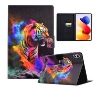 LSPCASA Custodia per Xiaomi Redmi Pad 2 Pro 2025 12.1 Pollici Custodia Xiaomi Redmi Pad 2 Pro 12.1" PU Pelle Flip Case Custodia con Stand Slot Carte Wallet Tablet Cover Colorata Tiger
