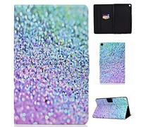 Lspcase Cover per Galaxy Tab A 2019 in pelle PU Flip Cover Custodia Custodia per Tablet con Porta Carte per Samsung Galaxy Tab A 10,1 pollici SM-T510/SM-T515 (2019), Sabbia Colorata