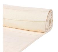 LSQXSS Tessuto Monks Cloth da 3x5 m con linee guida gialle per punch needle, tufting di tappeti, doppia trama e doppia ordito, tessuto misto cotone e poliestere per ricamo, 278 g/m²