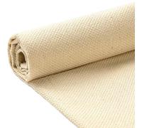 LSQXSS Tessuto per ricami a mano, 100% cotone, 160 cm di larghezza, tessuto per tufting primario beige per la realizzazione di tappeti, tessuto per ricamo a punzone, 3 trame e 3 orditi, 360 g/m²