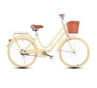 LSQXSS Tricicli per adulti leggeri,biciclette per pendolari per uomini donne,biciclette per per adolescenti,telaio basso con gradino,bici tandem