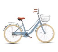 LSQXSS Tricicli per adulti leggeri,biciclette per pendolari per uomini donne,biciclette per per adolescenti,telaio basso con gradino,bici tandem