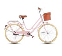 LSQXSS Tricicli per adulti leggeri,biciclette per pendolari per uomini donne,biciclette per per adolescenti,telaio basso con gradino,bici tandem