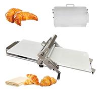 LSRFXF Laminatrice per Pasta Pieghevole in Acciaio Inox, Sfogliatrice Pasticceria Professionale Manuale per Croissant Pizza e Pasta, per Panificio e Cucina Casalinga