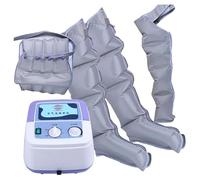 LSRFXF Pressoterapia Linfodrenaggio Total Body per Casa Massaggiatore Elettrico Compressione, Attrezzatura per Pressoterapia per Piedi Gambe Braccio Vita, Miglioramento del Dolore